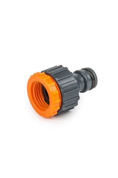 Штуцер резьба 1/2″- 3/4″ на шланг 1/2 (Серый)